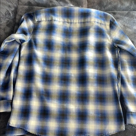 DIXXON DOGTOWN YOUTH Blue and White Flannel - Picture 4 of 5